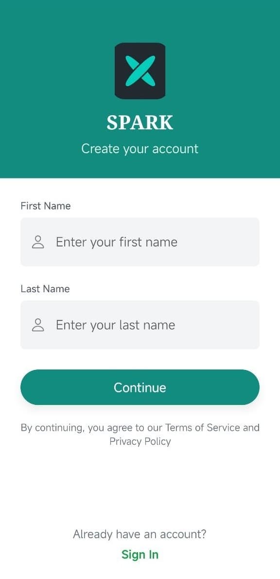 SPARK Mobile Chat Application